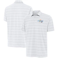 Men's Antigua  White Oklahoma City Thunder 2025 NBA Finals Champions Tunnel Polo