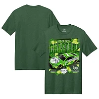 Men's Trackhouse Racing Team Collection  Heather Green Ross Chastain Busch Light Lime Car T-Shirt