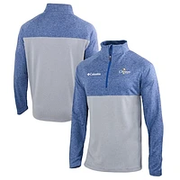 Men's Columbia  Blue Oklahoma City Thunder 2025 NBA Finals Champions Rockin' It Raglan Omni-Wick Quarter-Zip Pullover