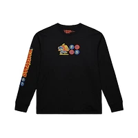 Men's Mitchell & Ness Black Fanatics Fest 2025 NY Nights Long Sleeve T-Shirt