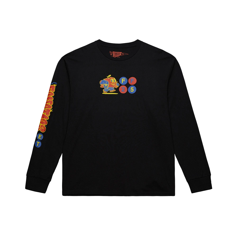 Men's Mitchell & Ness Black Fanatics Fest 2025 NY Nights Long Sleeve T-Shirt