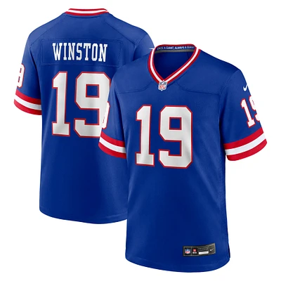 Men's Nike Jameis Winston  Royal New York Giants Alternate 2 Game Jersey