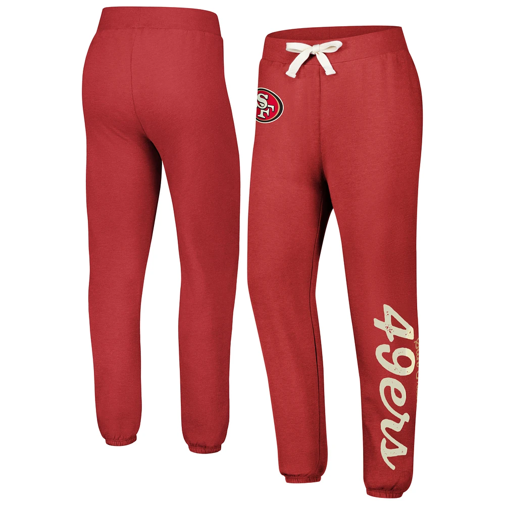 Women's G-III 4Her by Carl Banks Scarlet San Francisco 49ers Scrimmage Fleece Pants