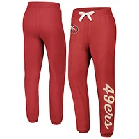 Women's G-III 4Her by Carl Banks Scarlet San Francisco 49ers Scrimmage Fleece Pants