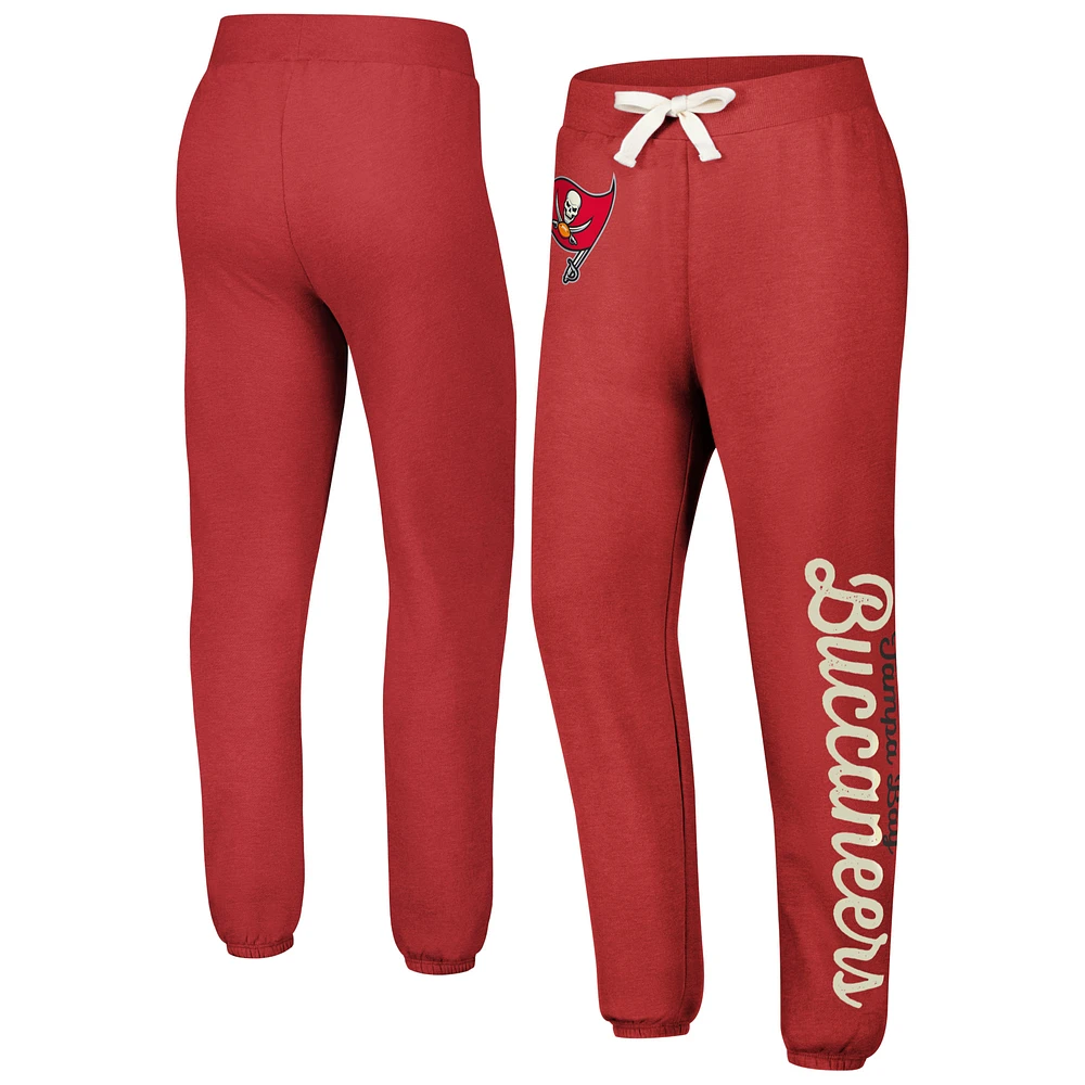 Women's G-III 4Her by Carl Banks Red Tampa Bay Buccaneers Scrimmage Fleece Pants