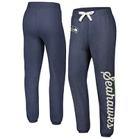 Women's G-III 4Her by Carl Banks College Navy Seattle Seahawks Scrimmage Fleece Pants