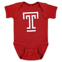 Infant Crimson Temple Owls Big Logo Bodysuit