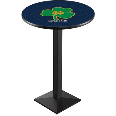 Notre Dame Fighting Irish 42" Square Base Black Pub Table