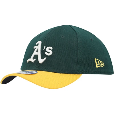 Youth New Era Green/Gold Athletics Home Team Classic 39THIRTY Flex Hat