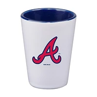 Atlanta Braves 2oz. Inner Color Ceramic Cup