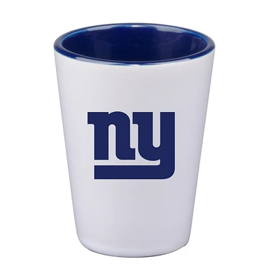 New York Giants 2oz. Inner Color Ceramic Cup