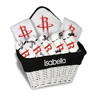Newborn & Infant White Houston Rockets Personalized Large Gift Basket