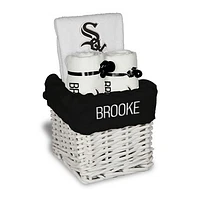 White Chicago White Sox Personalized Small Gift Basket