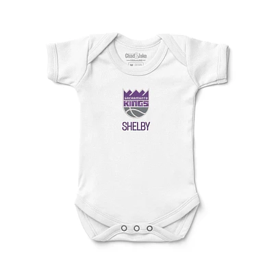 Infant Sacramento Kings Personalized Bodysuit