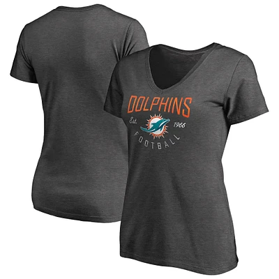 Women's Ash Miami Dolphins Live For It Slim Fit T-Shirt
