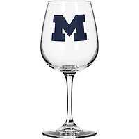 Michigan Wolverines 12oz. Stemmed Wine Glass