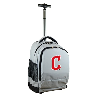 Gray Cleveland Guardians 19'' Premium Wheeled Backpack