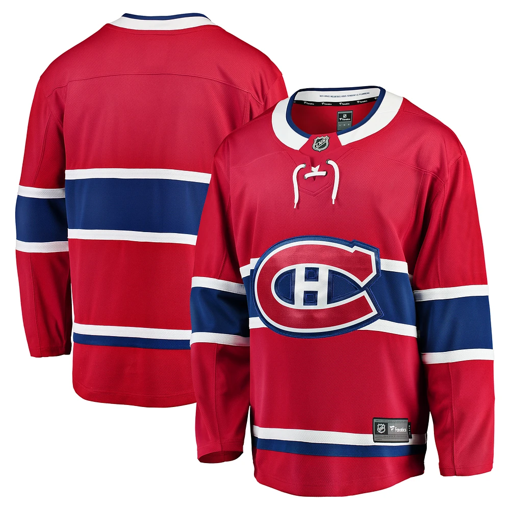 Men's Fanatics Red Montreal Canadiens Breakaway Home Jersey