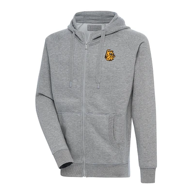 Men's Antigua Minnesota Duluth Bulldogs Victory Full-Zip Hoodie
