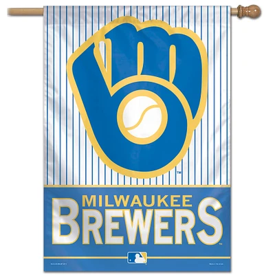 WinCraft Milwaukee Brewers 28" x 40" Glove Logo Single-Sided Vertical Banner