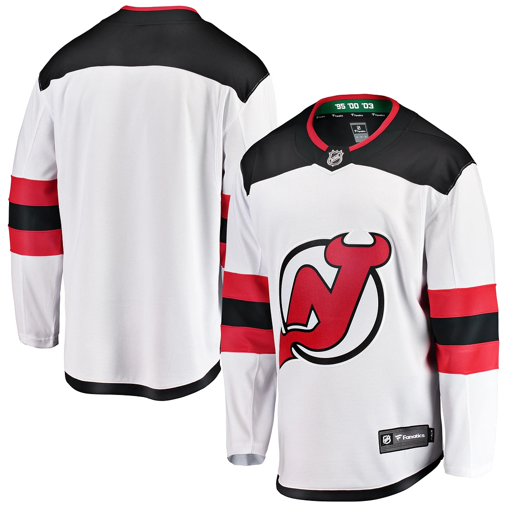 Youth Fanatics White New Jersey Devils Away Breakaway