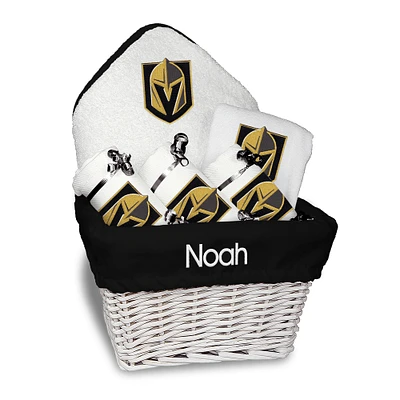 Newborn & Infant White Vegas Golden Knights Personalized Gift Basket