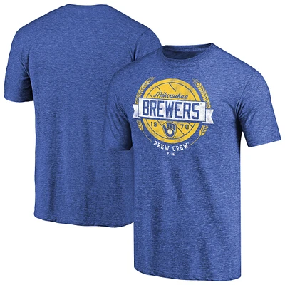 Men's Royal Milwaukee Brewers Hometown Collection Barrel Men T-Shirt