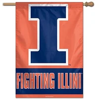 WinCraft Illinois Fighting Illini 28" x 40" Wordmark Single-Sided Vertical Banner