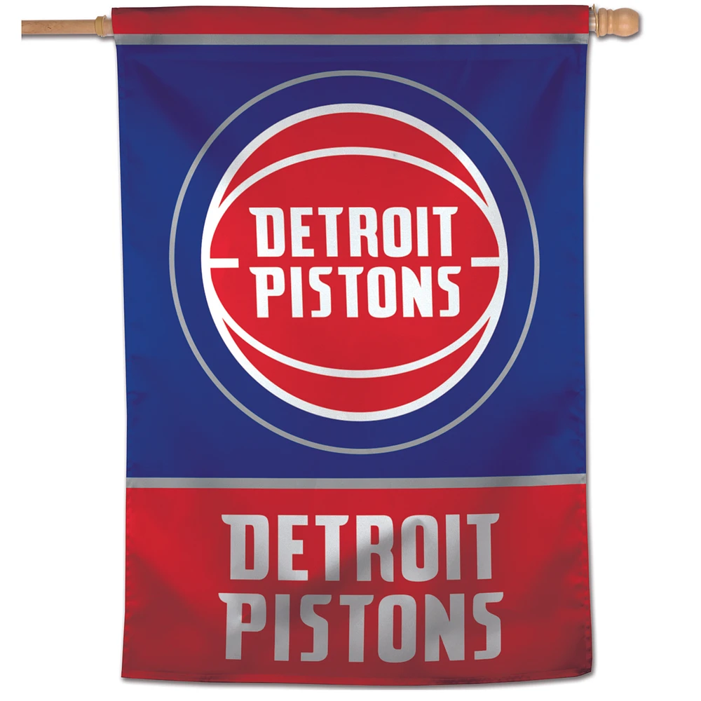 WinCraft Detroit Pistons 28" x 40" Single-Sided Vertical Banner