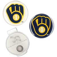 Milwaukee Brewers Hat Clip & Ball Markers Set