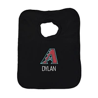 Infant Black Arizona Diamondbacks Personalized Bib