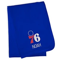 Infant Royal Philadelphia 76ers Personalized Blanket
