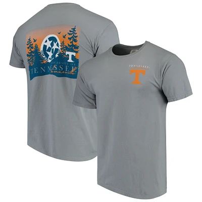 Men's Gray Tennessee Volunteers Landscape Local Comfort Color T-Shirt