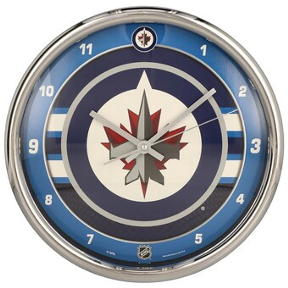 WinCraft Winnipeg Jets Chrome Wall Clock