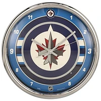 WinCraft Winnipeg Jets Chrome Wall Clock