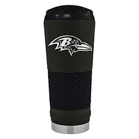 Black Baltimore Ravens 24oz Stealth Matte Tumbler