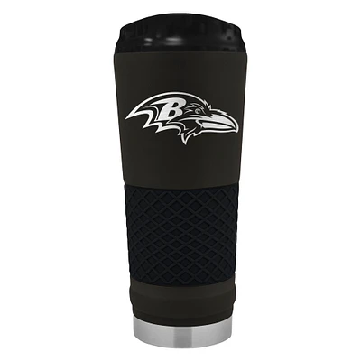 Black Baltimore Ravens 24oz Stealth Matte Tumbler