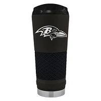 Black Baltimore Ravens 24oz Stealth Matte Tumbler