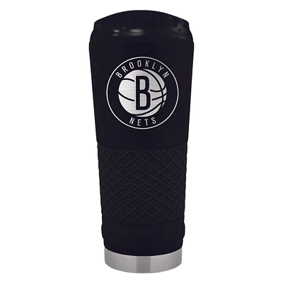 Black Brooklyn Nets Stealth Matte 24oz Tumbler