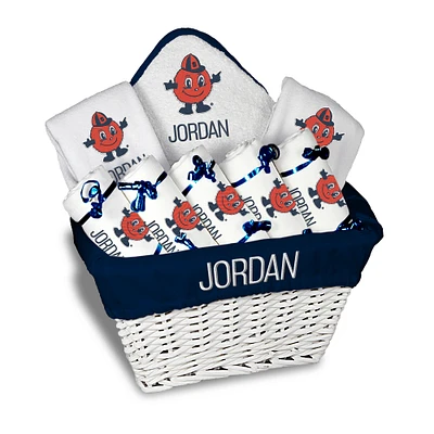 White Chad & Jake Syracuse Orange NCAA Personalized Gift Basket
