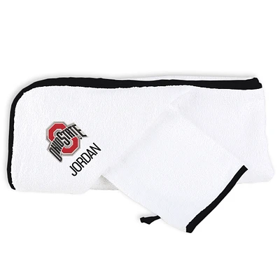 White Chad & Jake Ohio State Buckeyes Personalized NCAA Towel Set