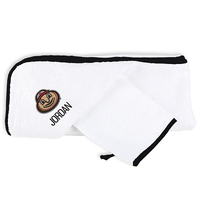 White Chad & Jake Ohio State Buckeyes Personalized Team Towel Set