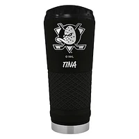 Black Anaheim Ducks 24oz. Personalized Stealth Draft Beverage Cup