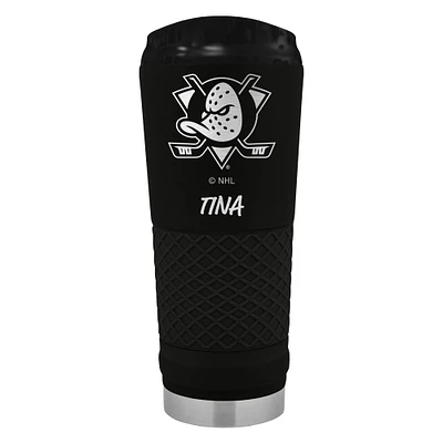 Black Anaheim Ducks 24oz. Personalized Stealth Draft Beverage Cup