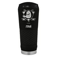 Black Anaheim Ducks 24oz. Personalized Stealth Draft Beverage Cup