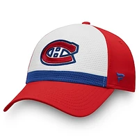 Men's Fanatics White/Red Montreal Canadiens Breakaway Current Jersey Flex Hat