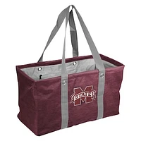 Mississippi State Bulldogs Crosshatch Picnic Caddy Tote Bag