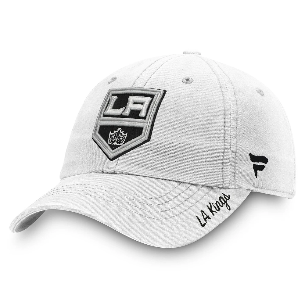 Men's Fanatics Gray Los Angeles Kings Core Fundamental Adjustable Hat