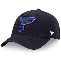 Men's Fanatics Navy St. Louis Blues Core Fundamental Adjustable Hat