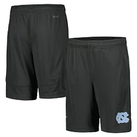 Youth Nike Anthracite North Carolina Tar Heels Performance Fly Shorts